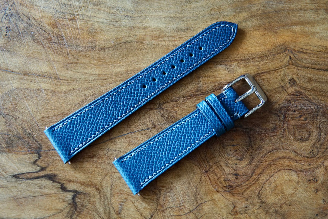 Legion blue Epsom watch strap
