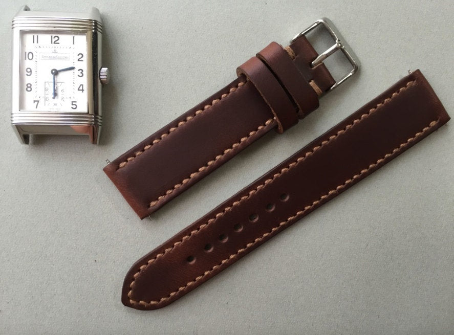 Brown Horween Chromexcel watch strap