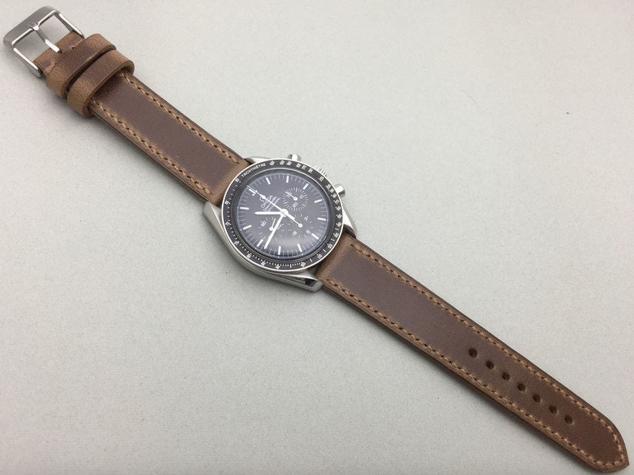 Natural Horween Chromexcel watch strap