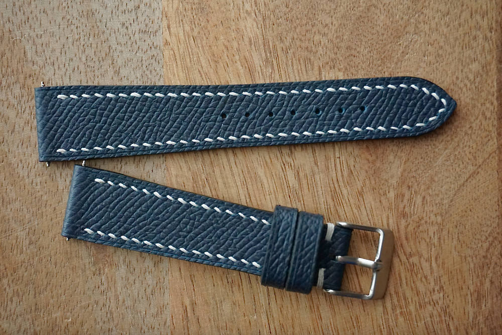 Epsom in Navy blue watch strap