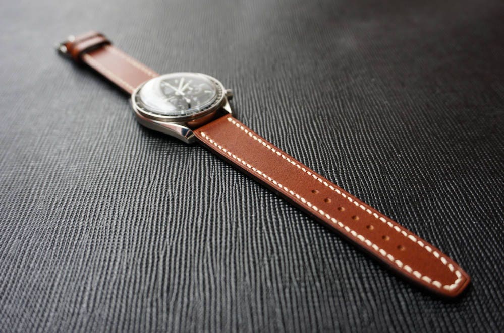 Italian Buttero  with square end watch strap