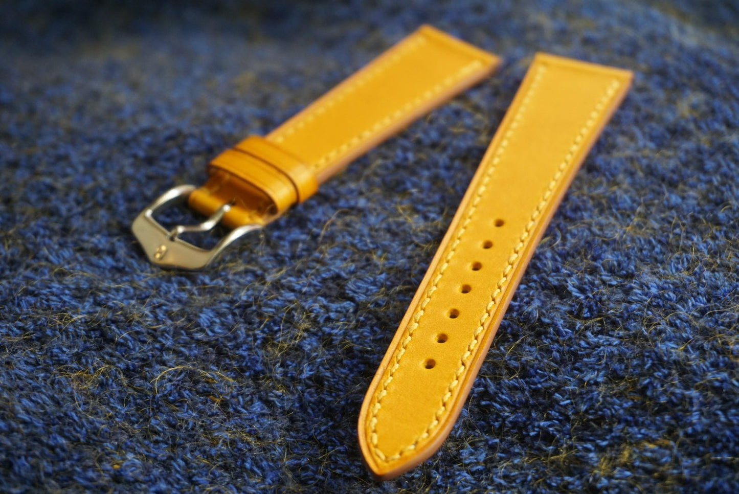 Yellow Buttero watch strap