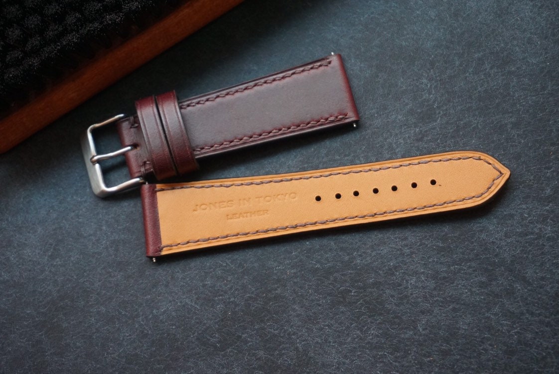 Horween #8  Chromexcel watch strap