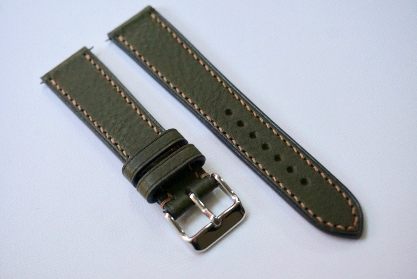 Green Minerva box watch strap